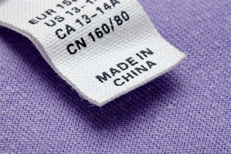 mulberry made in china label